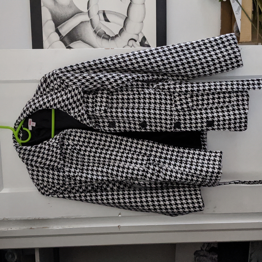 Bongo Hounds Tooth Peacoat